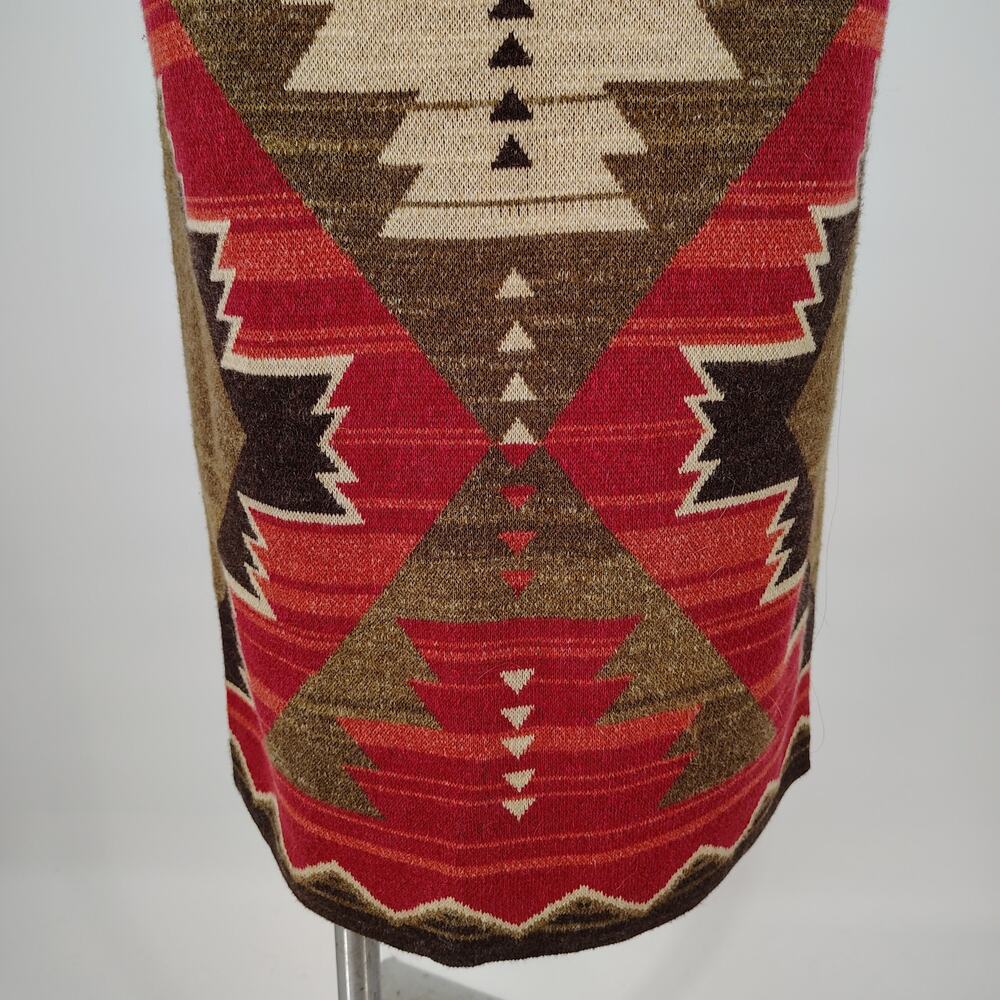 Lauren Ralph Lauren Southwestern Woven Tapestry Skirt Heritage Print Size Small - Picture 12 of 13